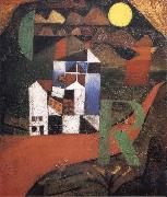 Paul Klee Villa R painting